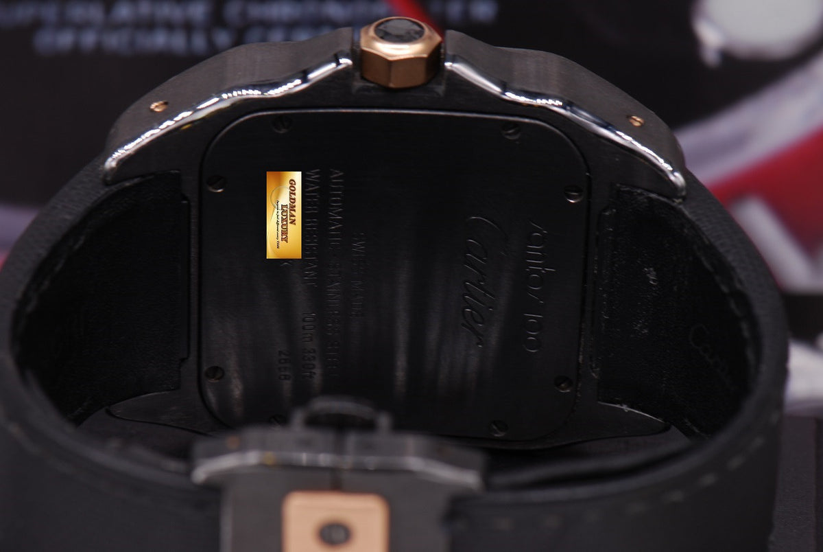 [SOLD] CARTIER SANTOS 100 XL ADLC CUSTOM DIAMONDS AUTOMATIC (NEAR MINT)