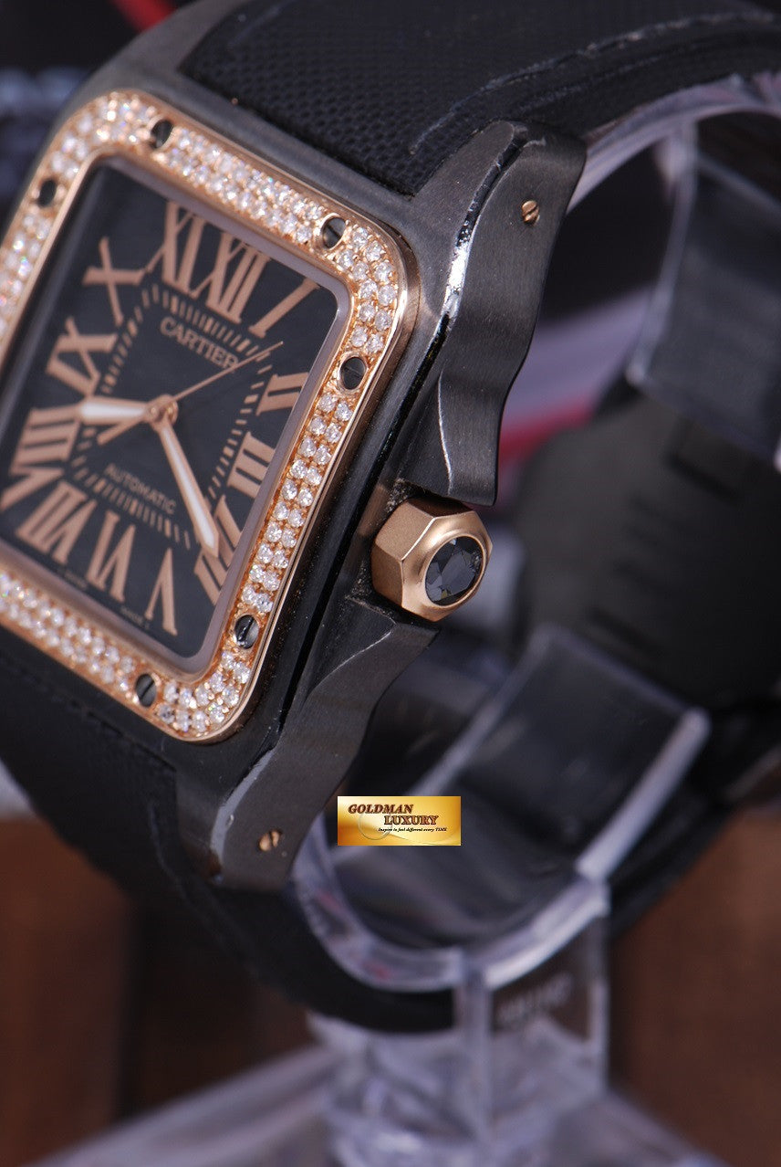 [SOLD] CARTIER SANTOS 100 XL ADLC CUSTOM DIAMONDS AUTOMATIC (NEAR MINT)