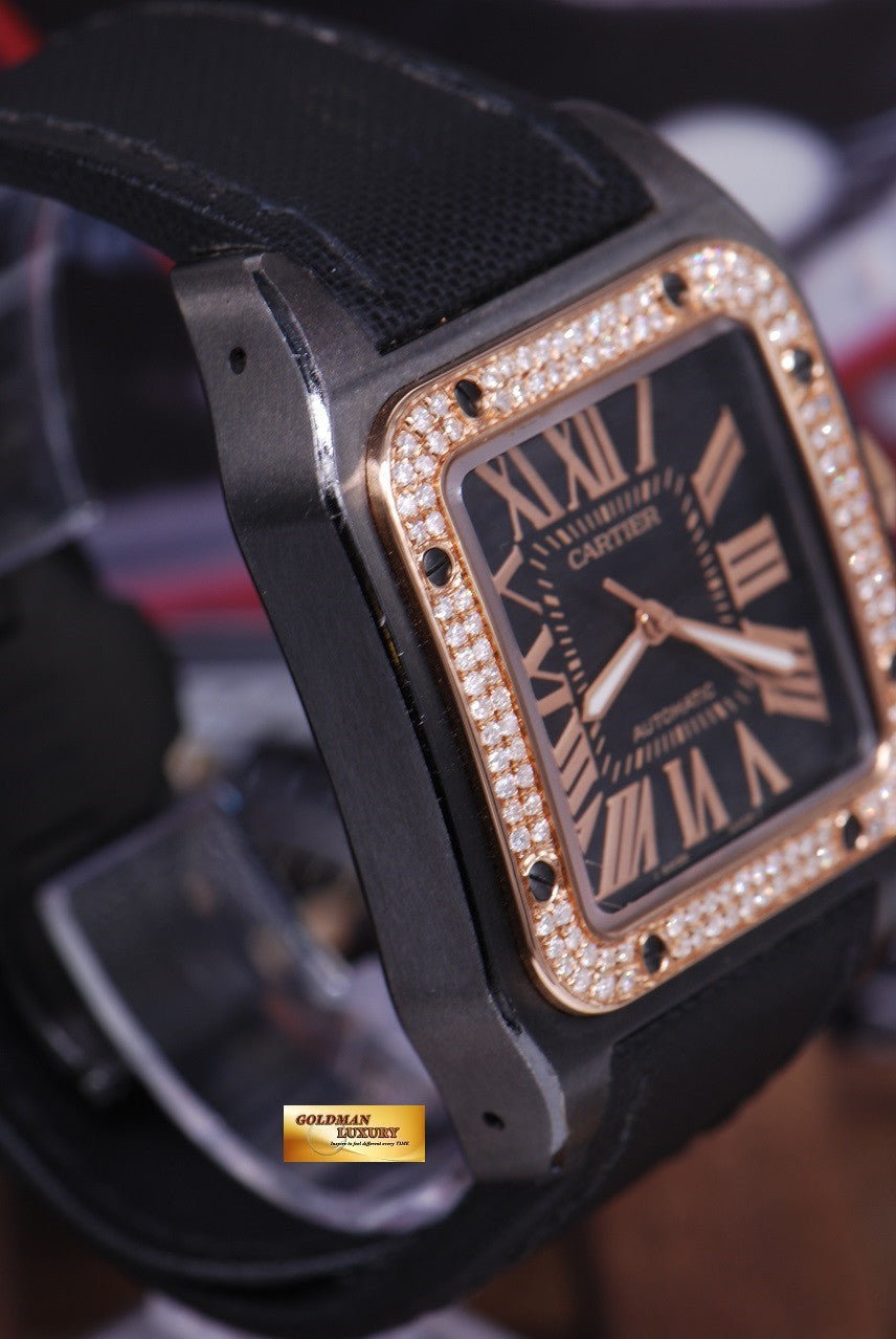 [SOLD] CARTIER SANTOS 100 XL ADLC CUSTOM DIAMONDS AUTOMATIC (NEAR MINT)