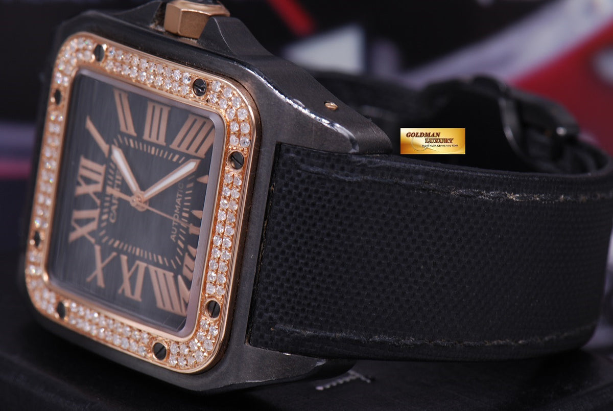 [SOLD] CARTIER SANTOS 100 XL ADLC CUSTOM DIAMONDS AUTOMATIC (NEAR MINT)