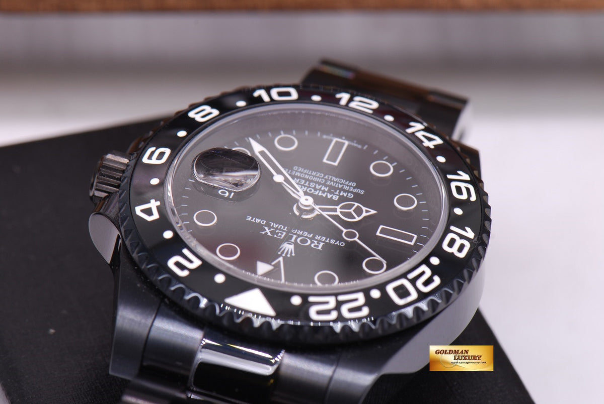 [SOLD] ROLEX BAMFORD GMT-MASTER II CERAMIC BLACK Ref 116710LN LIMITED EDITION (NEW)