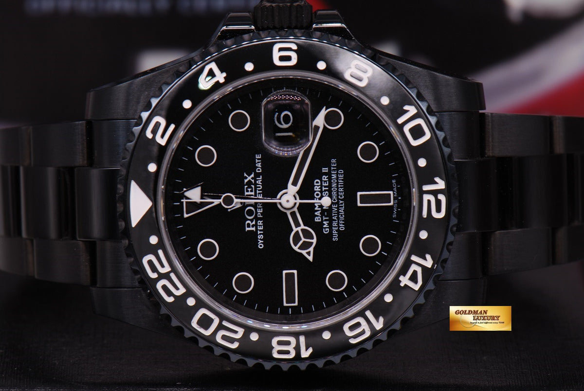 [SOLD] ROLEX BAMFORD GMT-MASTER II CERAMIC BLACK Ref 116710LN LIMITED EDITION (NEW)