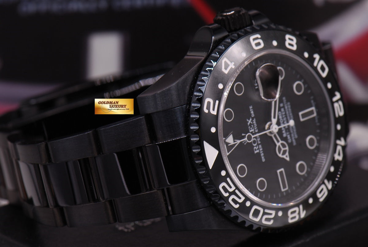 [SOLD] ROLEX BAMFORD GMT-MASTER II CERAMIC BLACK Ref 116710LN LIMITED EDITION (NEW)
