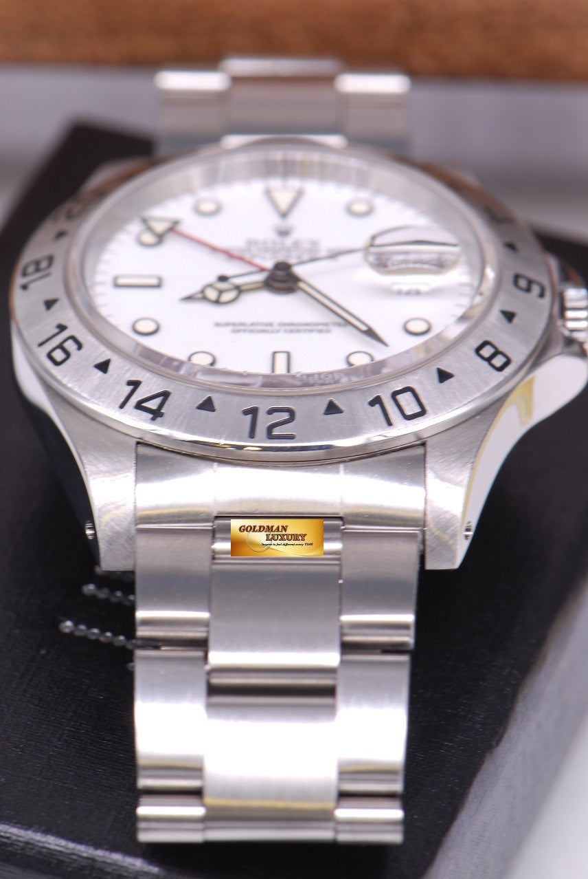 [SOLD] ROLEX OYSTER PERPETUAL EXPLORER II REF 16570 WHITE (MINT)