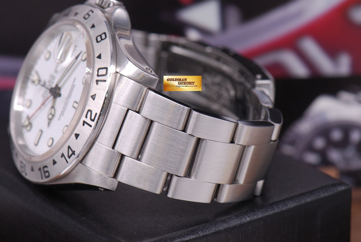 [SOLD] ROLEX OYSTER PERPETUAL EXPLORER II REF 16570 WHITE (MINT)