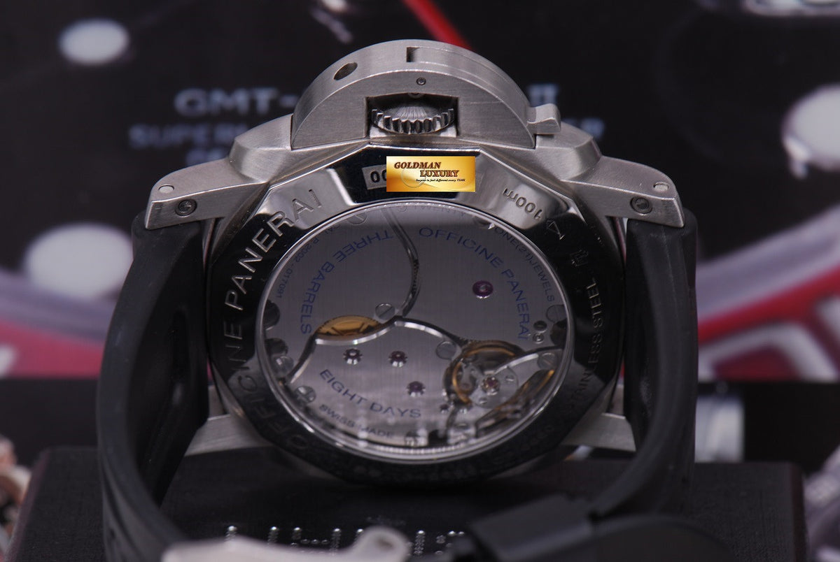 [SOLD] PANERAI LUMINOR 1950 8-DAYS GMT MANUAL am / pm DIAL PAM 233 (MINT)