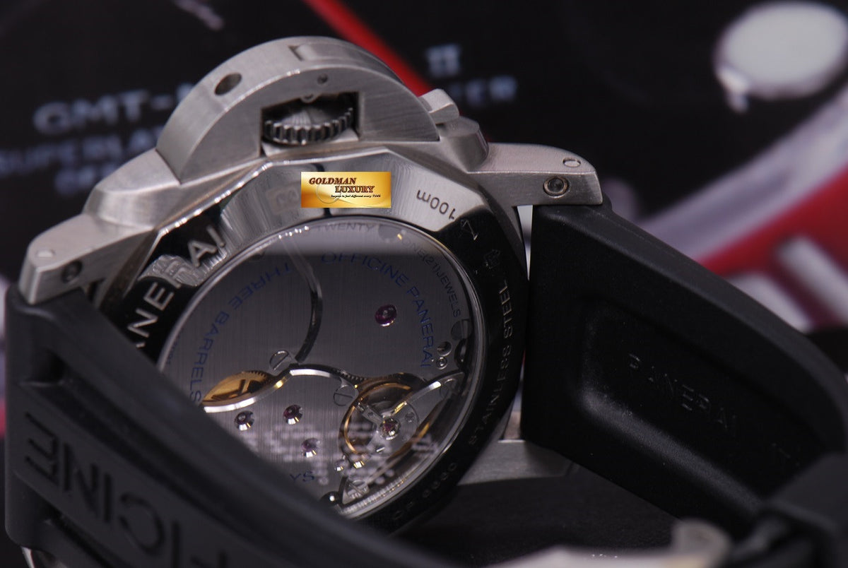 [SOLD] PANERAI LUMINOR 1950 8-DAYS GMT MANUAL am / pm DIAL PAM 233 (MINT)