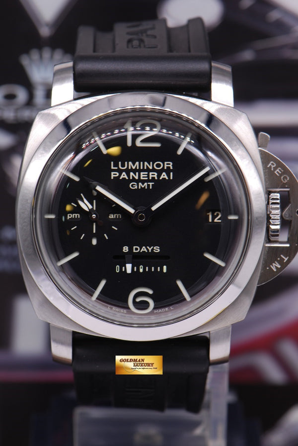 [SOLD] PANERAI LUMINOR 1950 8-DAYS GMT MANUAL am / pm DIAL PAM 233 (MINT)