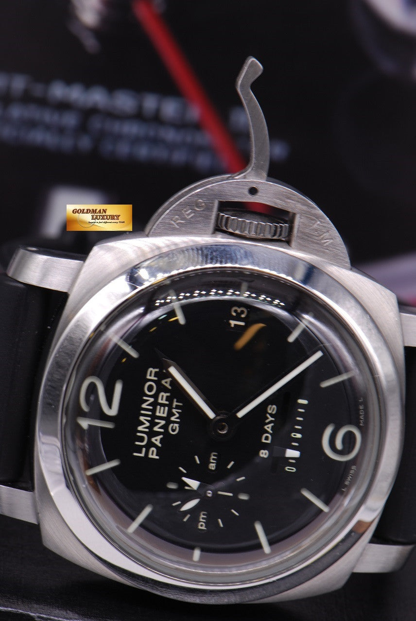 [SOLD] PANERAI LUMINOR 1950 8-DAYS GMT MANUAL am / pm DIAL PAM 233 (MINT)