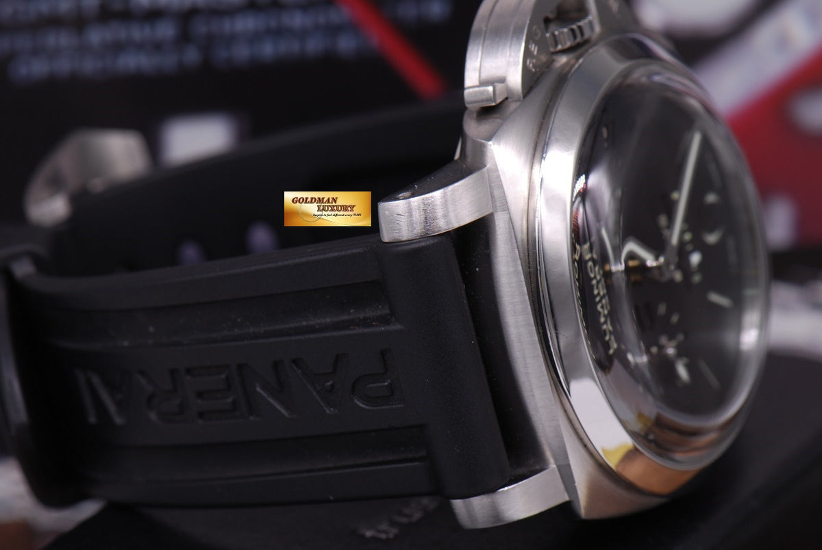 [SOLD] PANERAI LUMINOR 1950 8-DAYS GMT MANUAL am / pm DIAL PAM 233 (MINT)