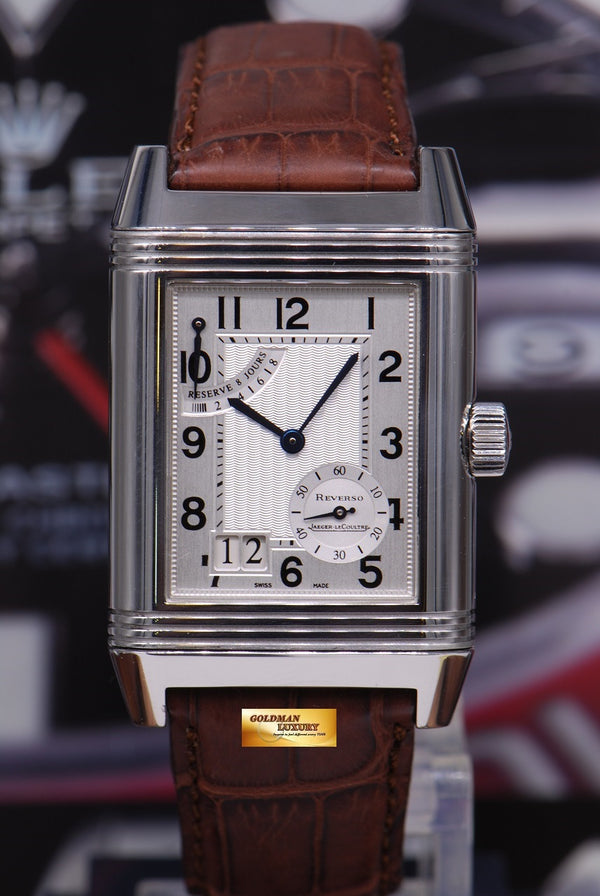SOLD] JAEGER-LeCOULTRE REVERSO 8 DAYS BIG DATE GRANDE Ref