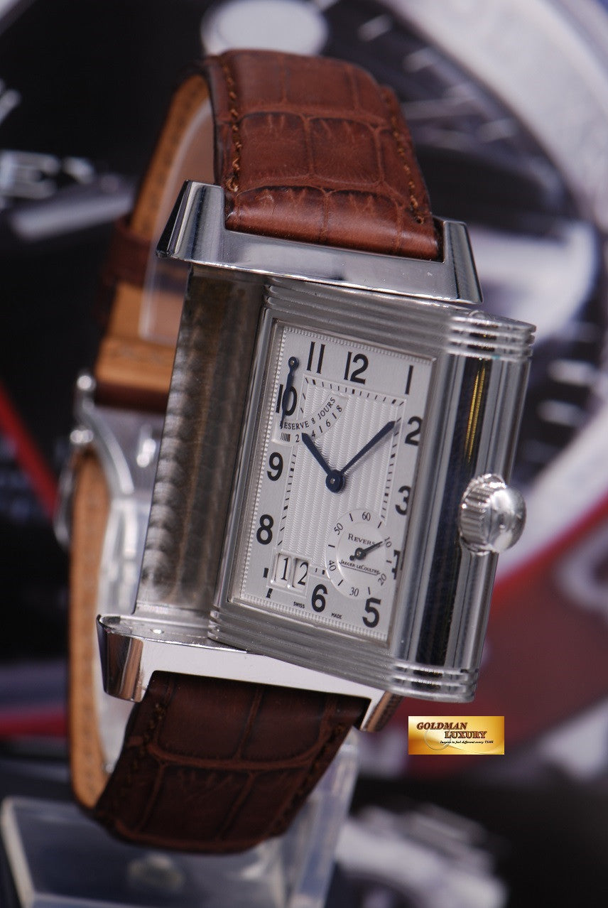 [SOLD] JAEGER-LeCOULTRE REVERSO 8 DAYS BIG DATE GRANDE Ref 240.8.15 MANUAL