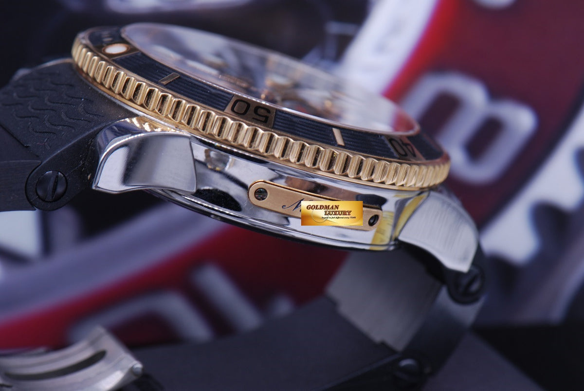 [SOLD] ULYSSE NARDIN MAXI MARINE DIVER GENTS 45mm TITANIUM & GOLD in RUBBER