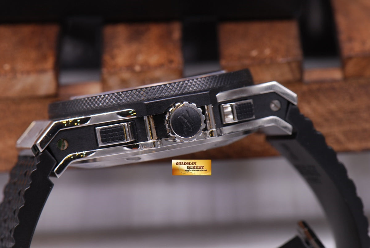 [SOLD] HUBLOT BIG BANG CHRONOGRAPH STAINLESS STEEL BLACK CERAMIC BEZEL AUTOMATIC (NEAR MINT)