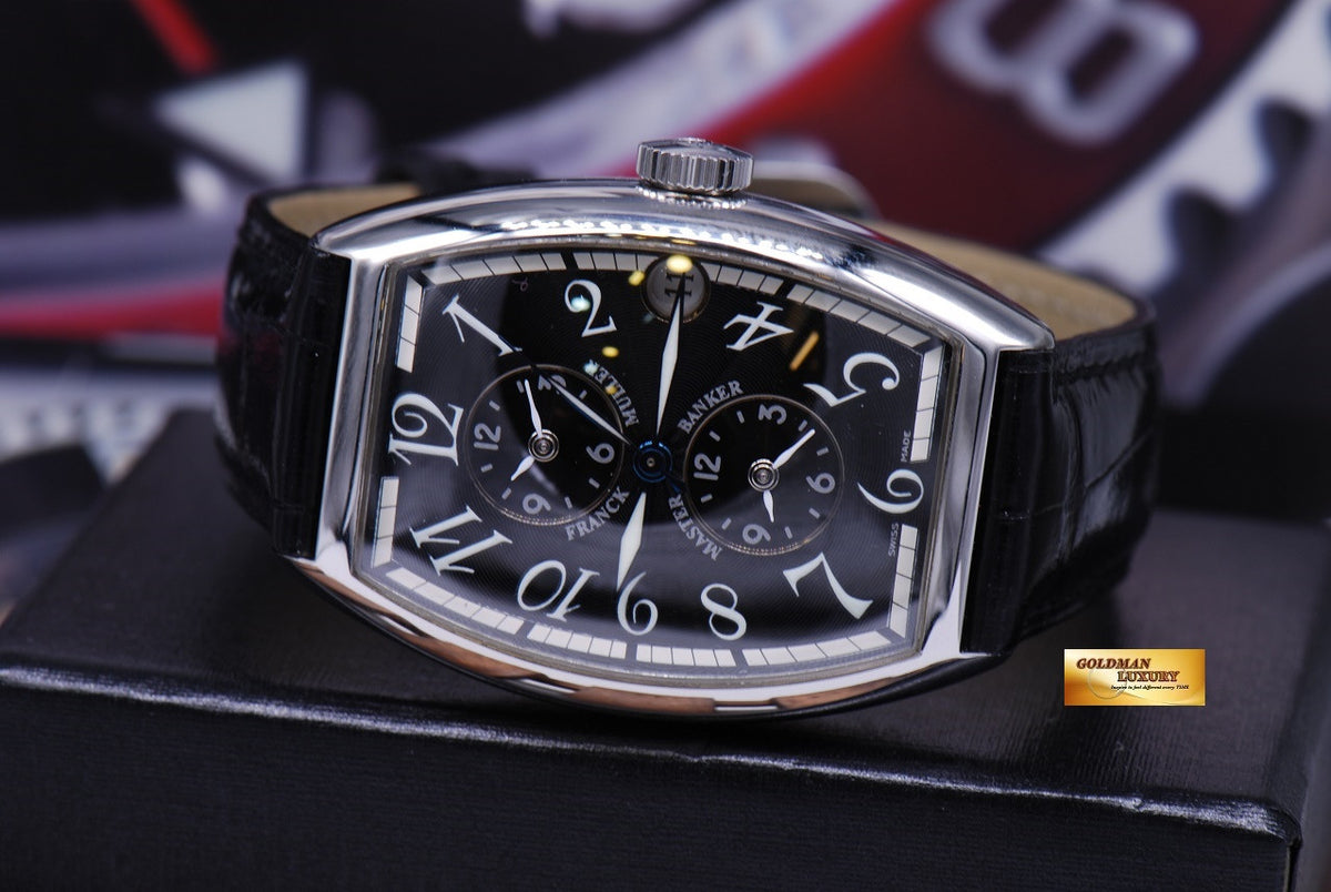 [SOLD] FRANCK MULLER MASTER BANKER 3 GMT CURVEX AUTOMATIC BLACK