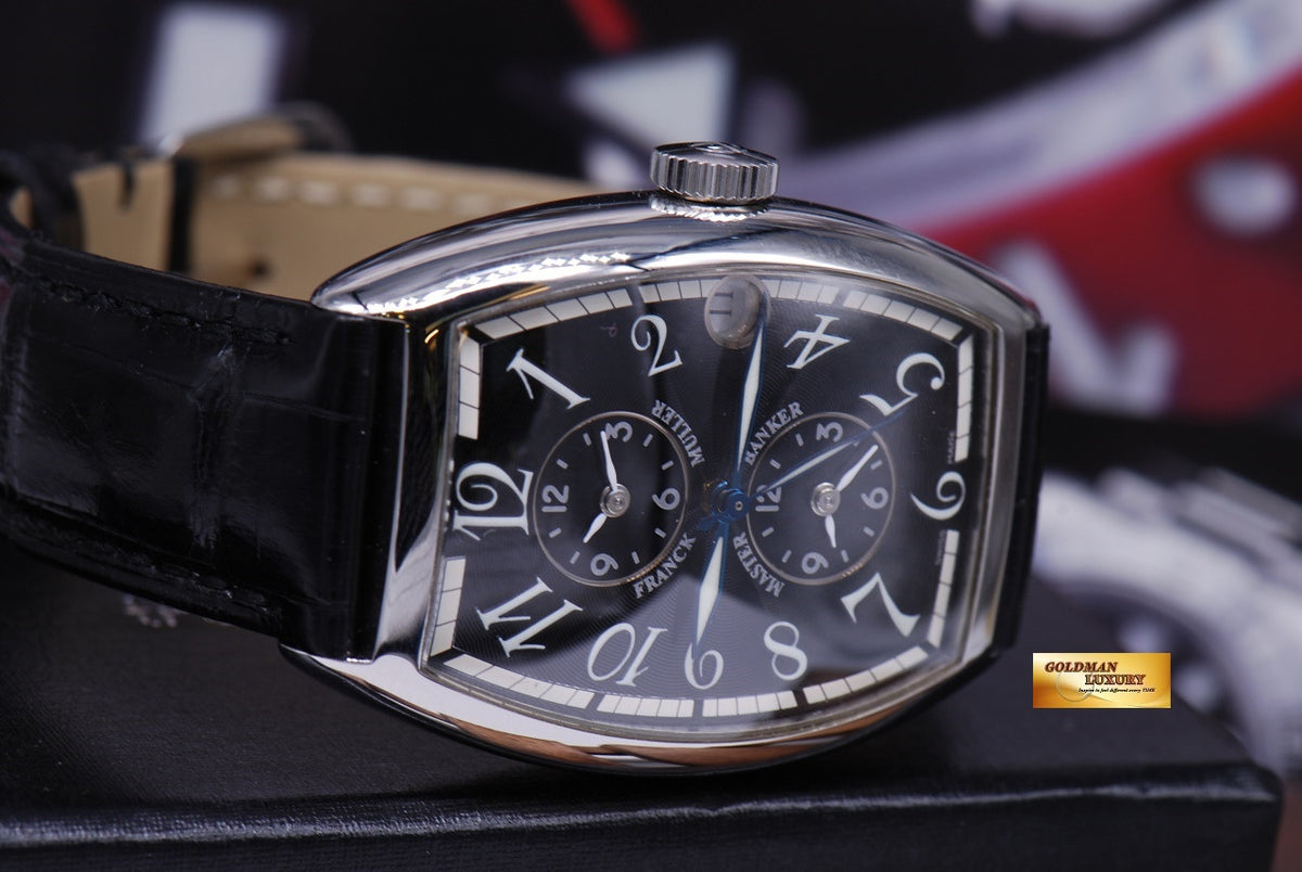 [SOLD] FRANCK MULLER MASTER BANKER 3 GMT CURVEX AUTOMATIC BLACK