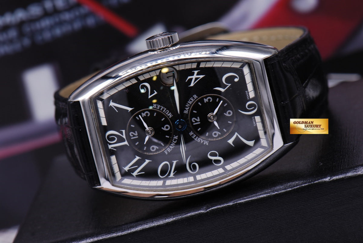 [SOLD] FRANCK MULLER MASTER BANKER 3 GMT CURVEX AUTOMATIC BLACK