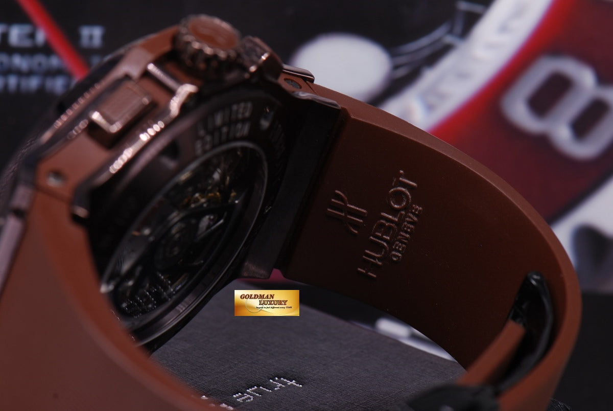 [SOLD] HUBLOT BIG BANG CHRONOGRAPH “CHOCOLATE” 44mm CERAMIC BEZEL AUTOMATIC (MINT)