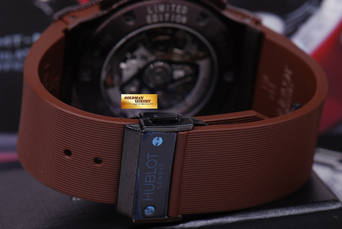 [SOLD] HUBLOT BIG BANG CHRONOGRAPH “CHOCOLATE” 44mm CERAMIC BEZEL AUTOMATIC (MINT)