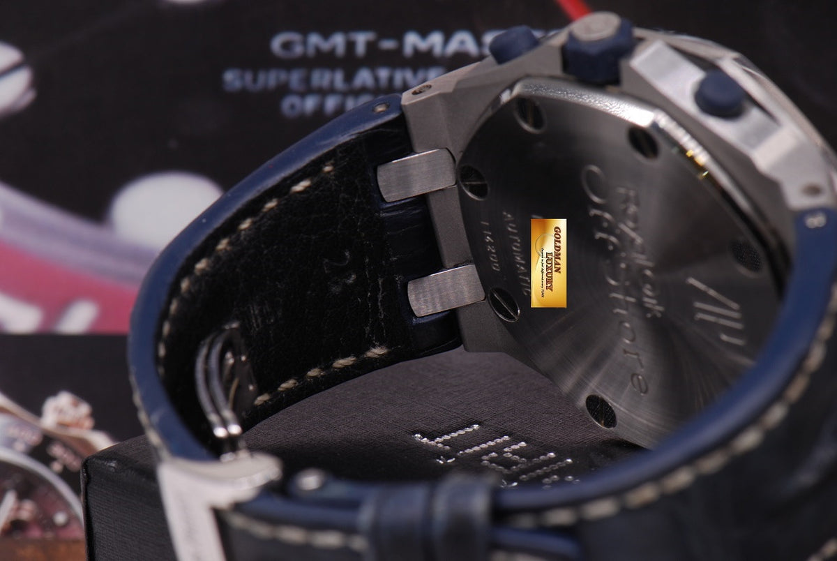 [SOLD] AUDEMARS PIGUET ROYAL OAK OFFSHORE 44mm CHRONOGRAPH NAVY AUTOMATIC (MINT)
