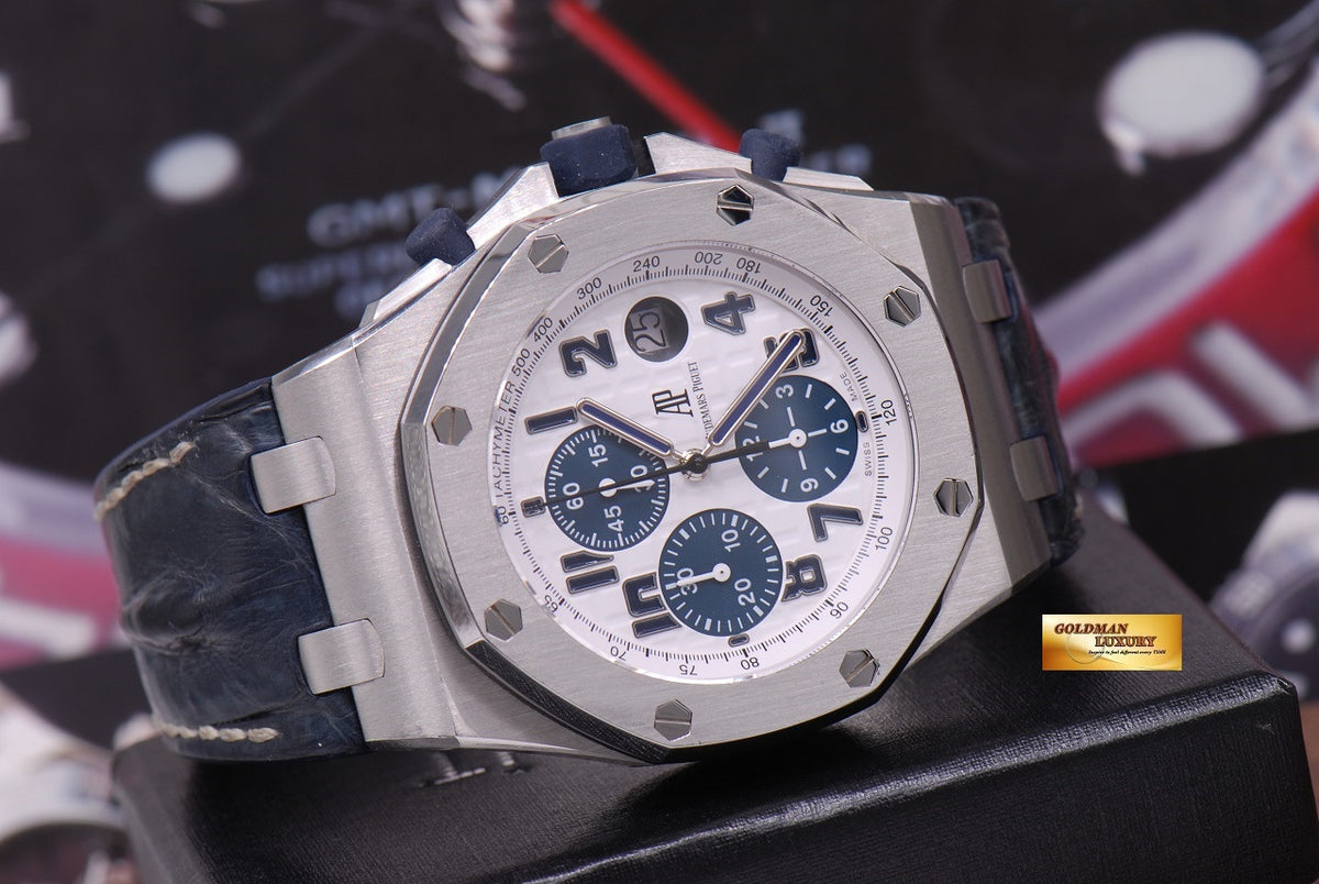 [SOLD] AUDEMARS PIGUET ROYAL OAK OFFSHORE 44mm CHRONOGRAPH NAVY AUTOMATIC (MINT)