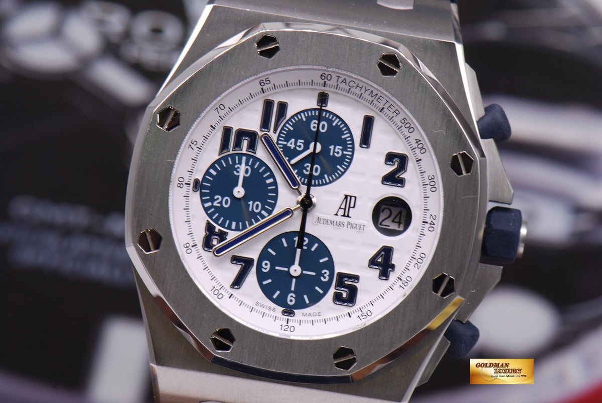 [SOLD] AUDEMARS PIGUET ROYAL OAK OFFSHORE 44mm CHRONOGRAPH NAVY AUTOMATIC (MINT)