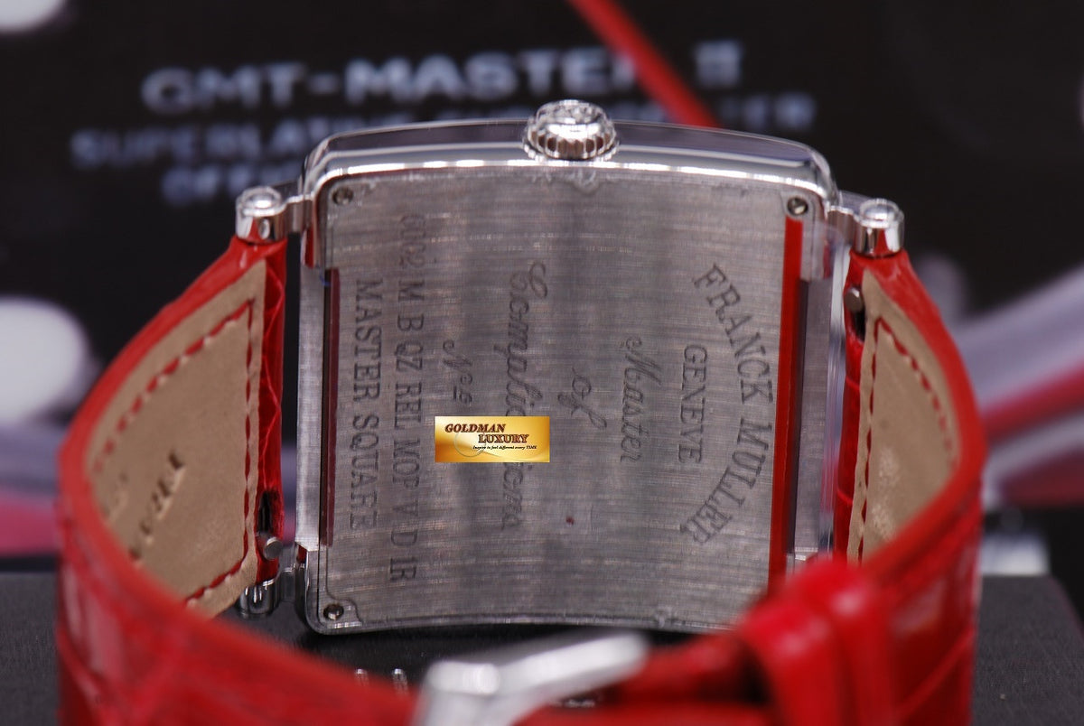 [SOLD] FRANCK MULLER MASTER SQUARE MOP SS 1 ROW DIAMONDS QUARTZ Ref 6002M  (NEW)