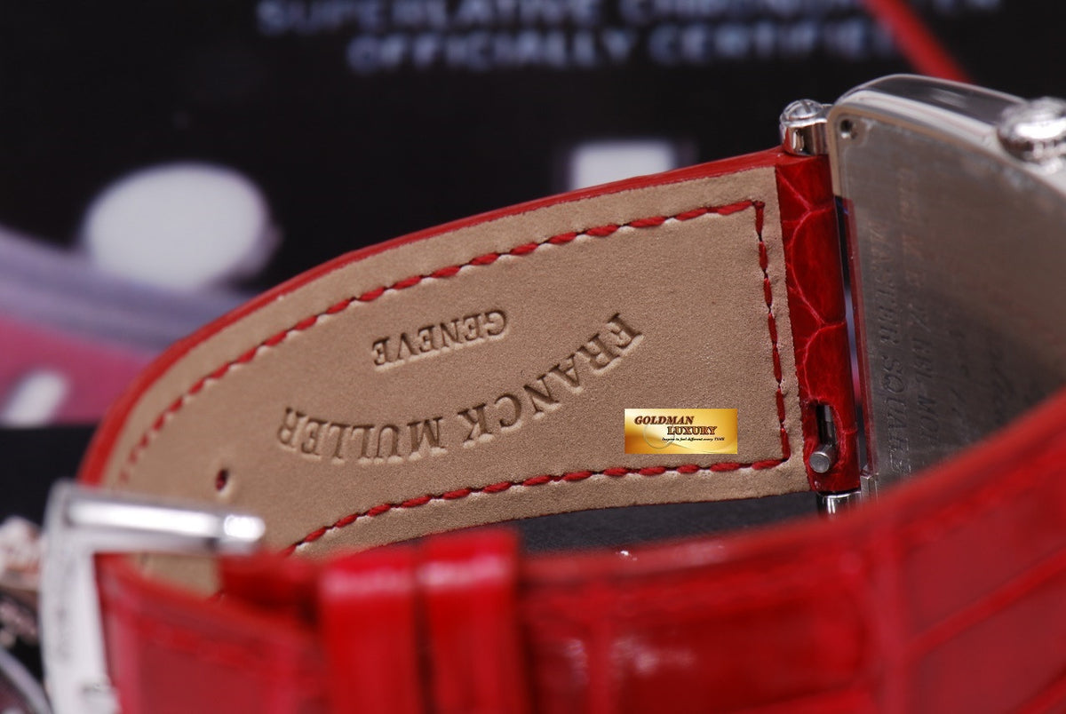 [SOLD] FRANCK MULLER MASTER SQUARE MOP SS 1 ROW DIAMONDS QUARTZ Ref 6002M  (NEW)