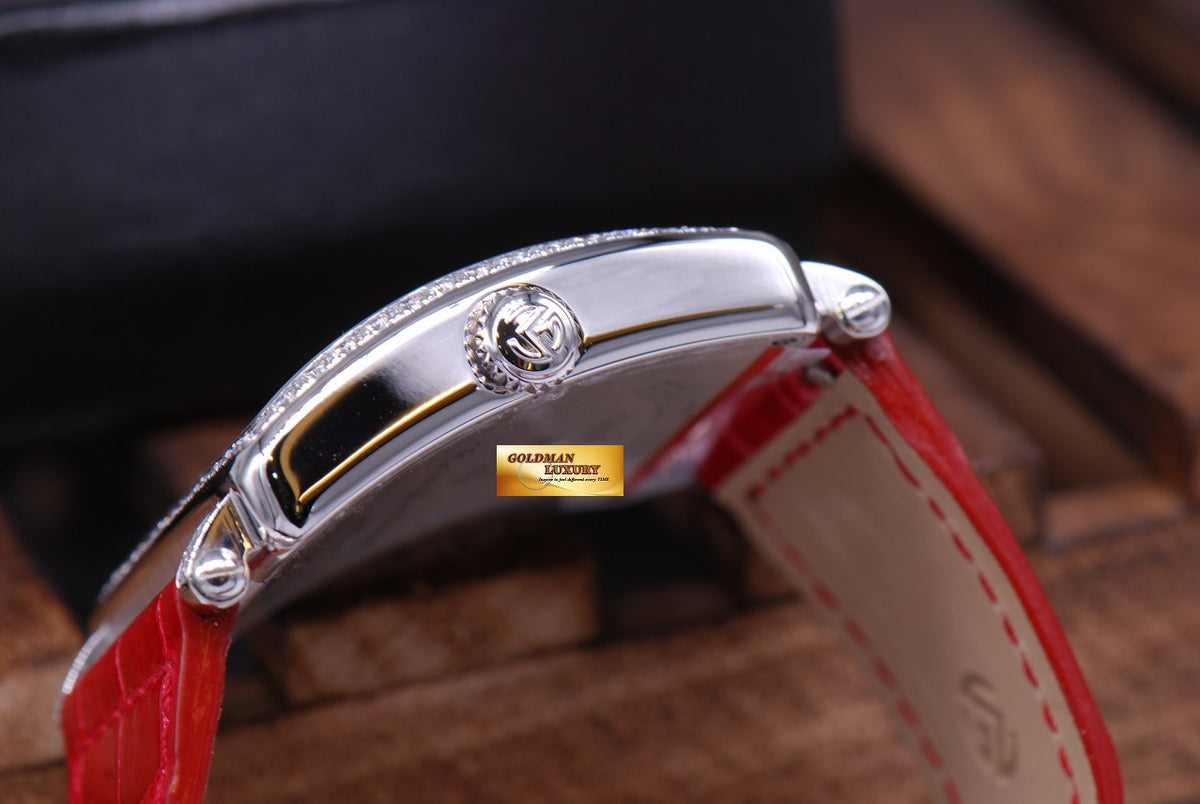 [SOLD] FRANCK MULLER MASTER SQUARE MOP SS 1 ROW DIAMONDS QUARTZ Ref 6002M  (NEW)