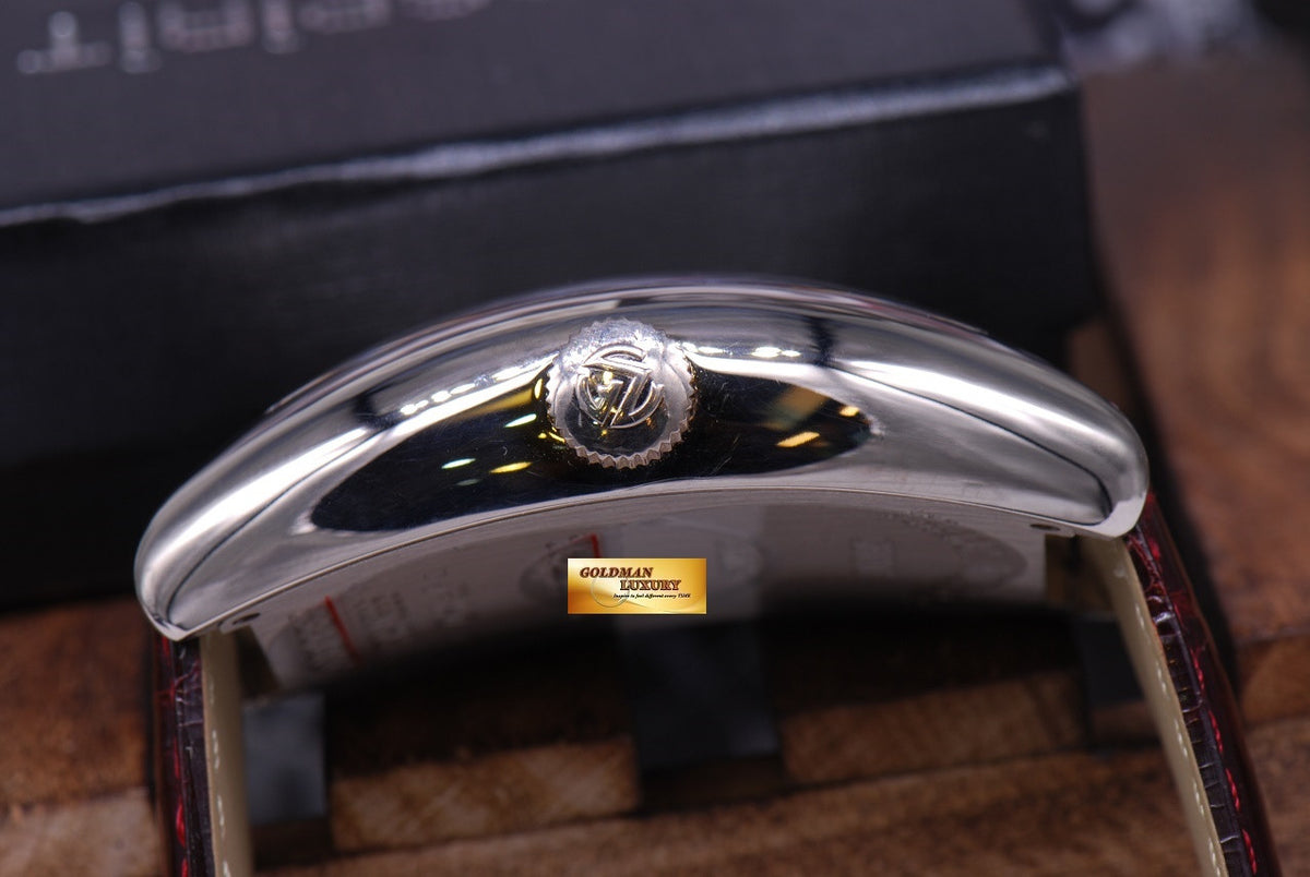 [SOLD] FRANCK MULLER CURVEX 18K WHITE GOLD GENTS RELIEF AUTOMATIC Ref 8880 SC (MINT)