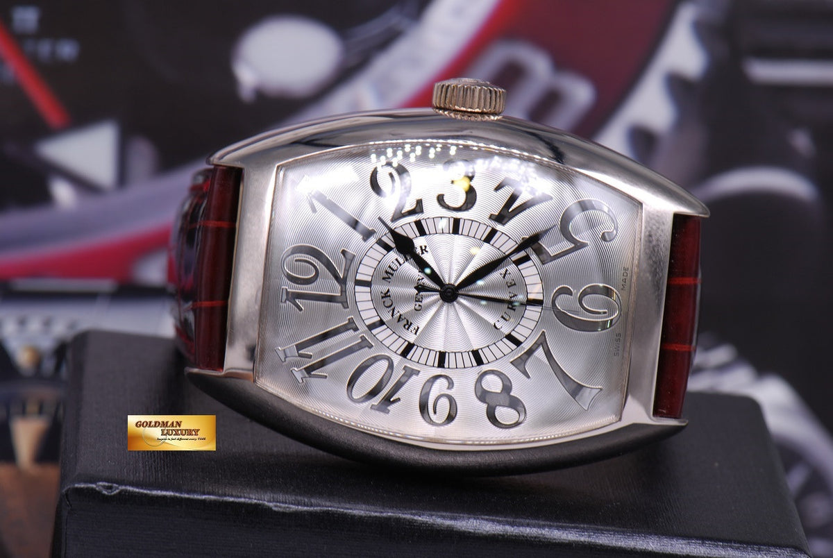 [SOLD] FRANCK MULLER CURVEX 18K WHITE GOLD GENTS RELIEF AUTOMATIC Ref 8880 SC (MINT)