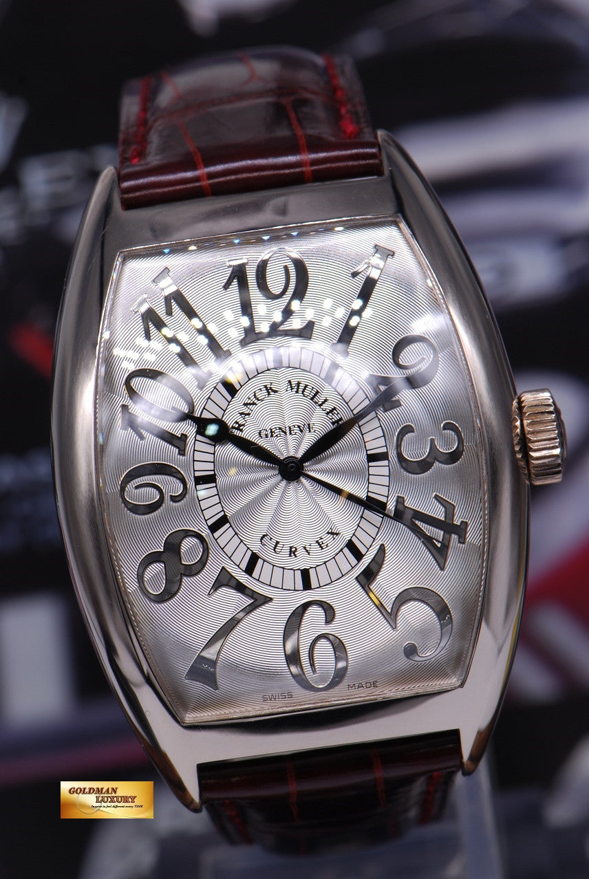 [SOLD] FRANCK MULLER CURVEX 18K WHITE GOLD GENTS RELIEF AUTOMATIC Ref 8880 SC (MINT)