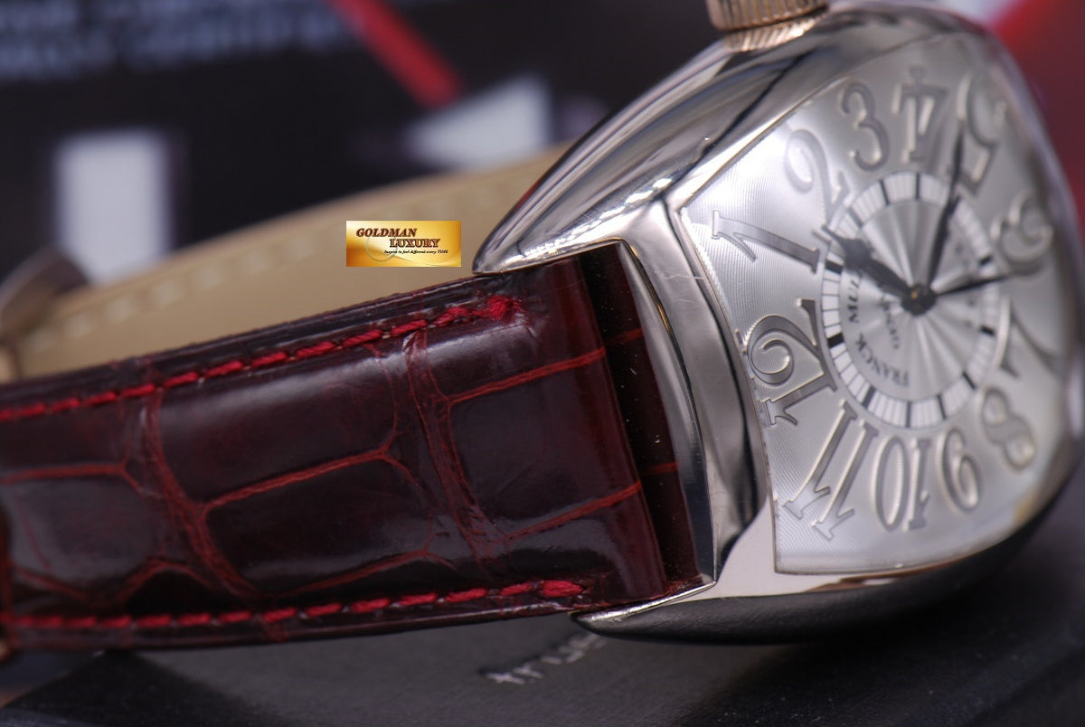 [SOLD] FRANCK MULLER CURVEX 18K WHITE GOLD GENTS RELIEF AUTOMATIC Ref 8880 SC (MINT)