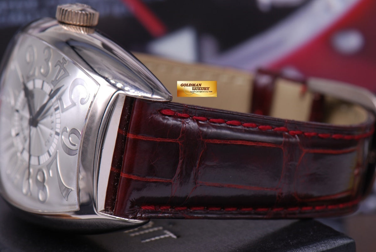 [SOLD] FRANCK MULLER CURVEX 18K WHITE GOLD GENTS RELIEF AUTOMATIC Ref 8880 SC (MINT)