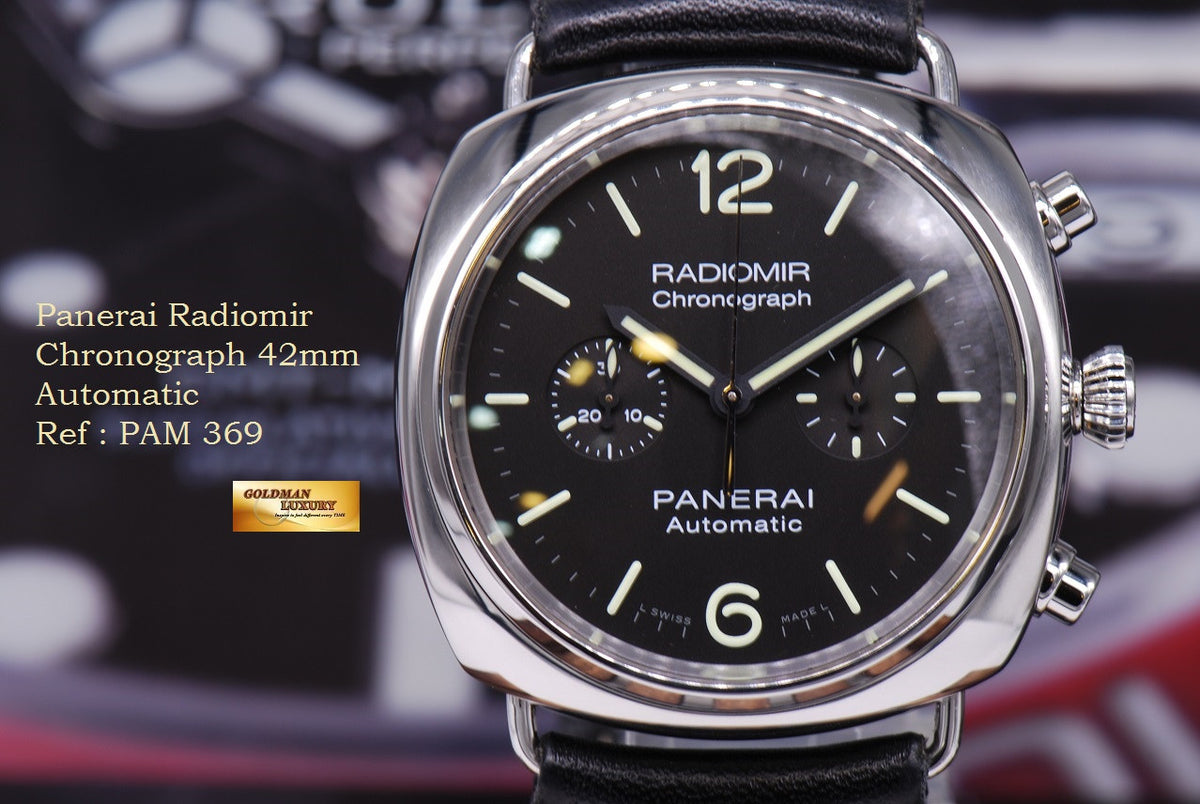 [SOLD] PANERAI RADIOMIR CHRONOGRAPH 42mm AUTOMATIC PAM 369 (MINT)