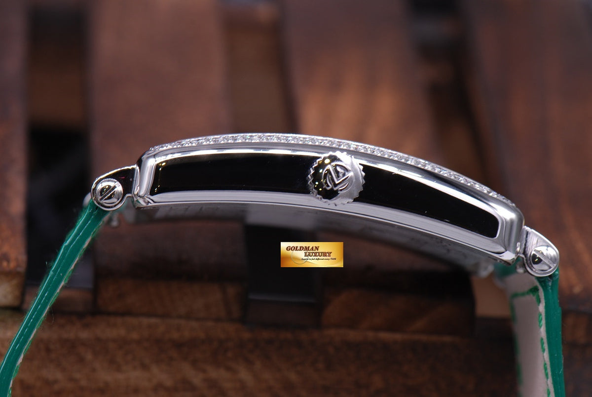 [SOLD] FRANCK MULLER LONG ISLAND 1 ROW DIAMONDS QUARTZ 1002 QZ D 1R (NEW)