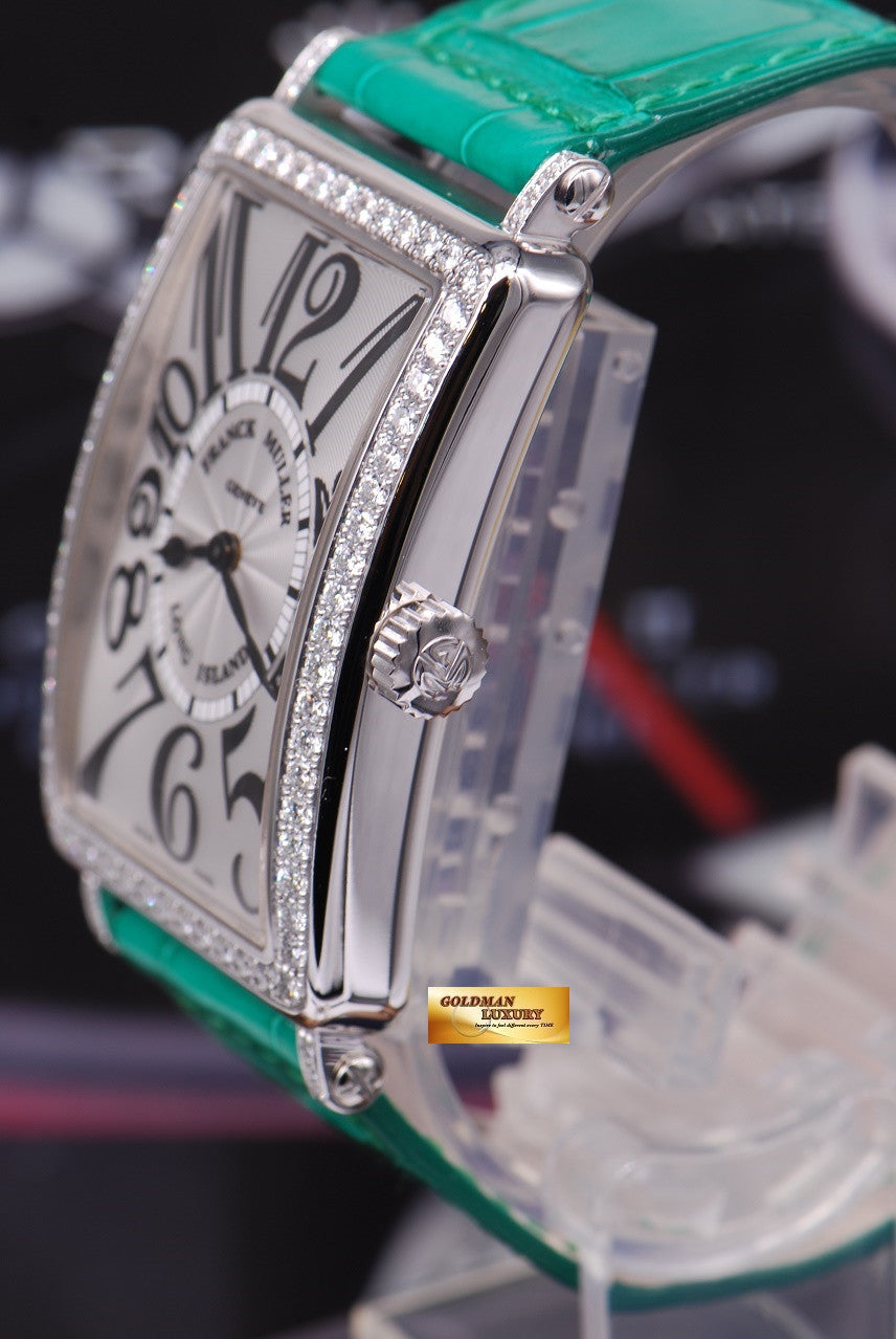 [SOLD] FRANCK MULLER LONG ISLAND 1 ROW DIAMONDS QUARTZ 1002 QZ D 1R (NEW)