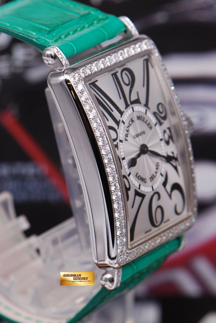 [SOLD] FRANCK MULLER LONG ISLAND 1 ROW DIAMONDS QUARTZ 1002 QZ D 1R (NEW)