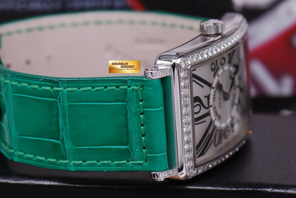 [SOLD] FRANCK MULLER LONG ISLAND 1 ROW DIAMONDS QUARTZ 1002 QZ D 1R (NEW)