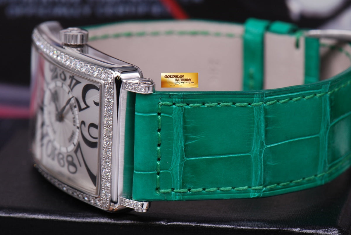 [SOLD] FRANCK MULLER LONG ISLAND 1 ROW DIAMONDS QUARTZ 1002 QZ D 1R (NEW)