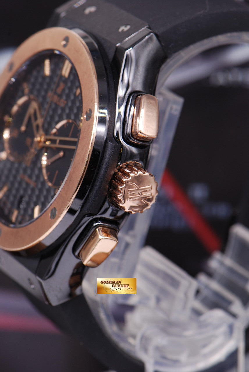 [SOLD] HUBLOT CLASSIC FUSION CERAMIC & ROSE GOLD 45mm CHRONOGRAPH (LNIB)