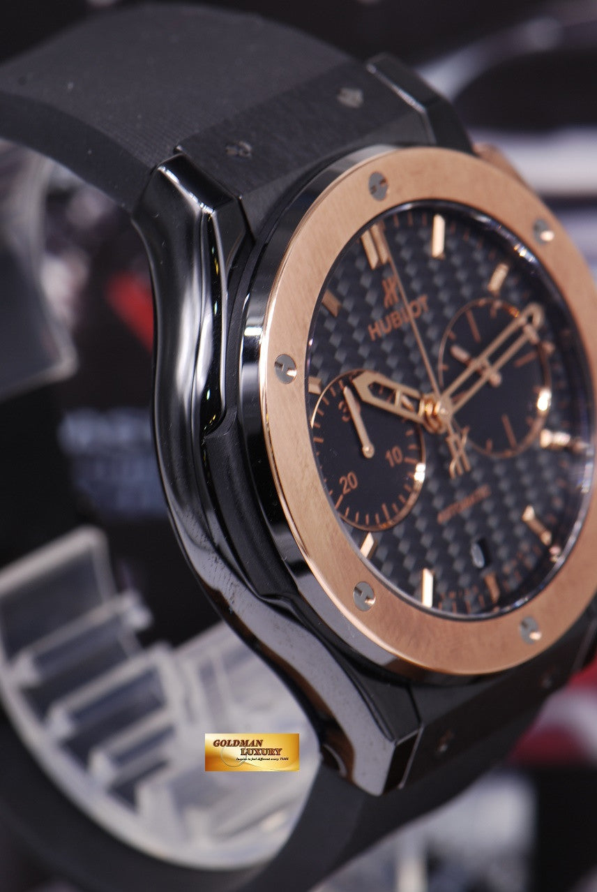 [SOLD] HUBLOT CLASSIC FUSION CERAMIC & ROSE GOLD 45mm CHRONOGRAPH (LNIB)