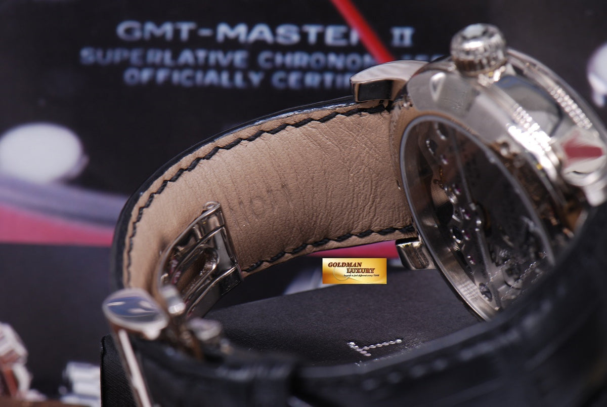 MONT BLANC NICOLAS RIEUSSEC CHRONOGRAPH 42mm 18K WHITE GOLD MANUAL (MINT)