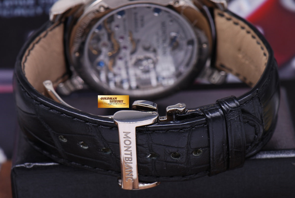 MONT BLANC NICOLAS RIEUSSEC CHRONOGRAPH 42mm 18K WHITE GOLD MANUAL (MINT)