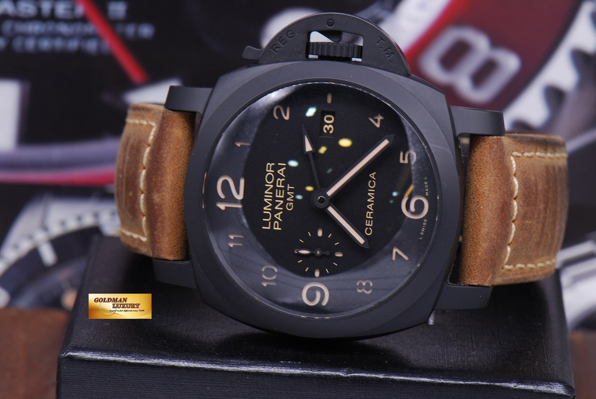 [SOLD] PANERAI LUMINOR GMT CERAMICA PAM 441 AUTOMATIC (MINT)