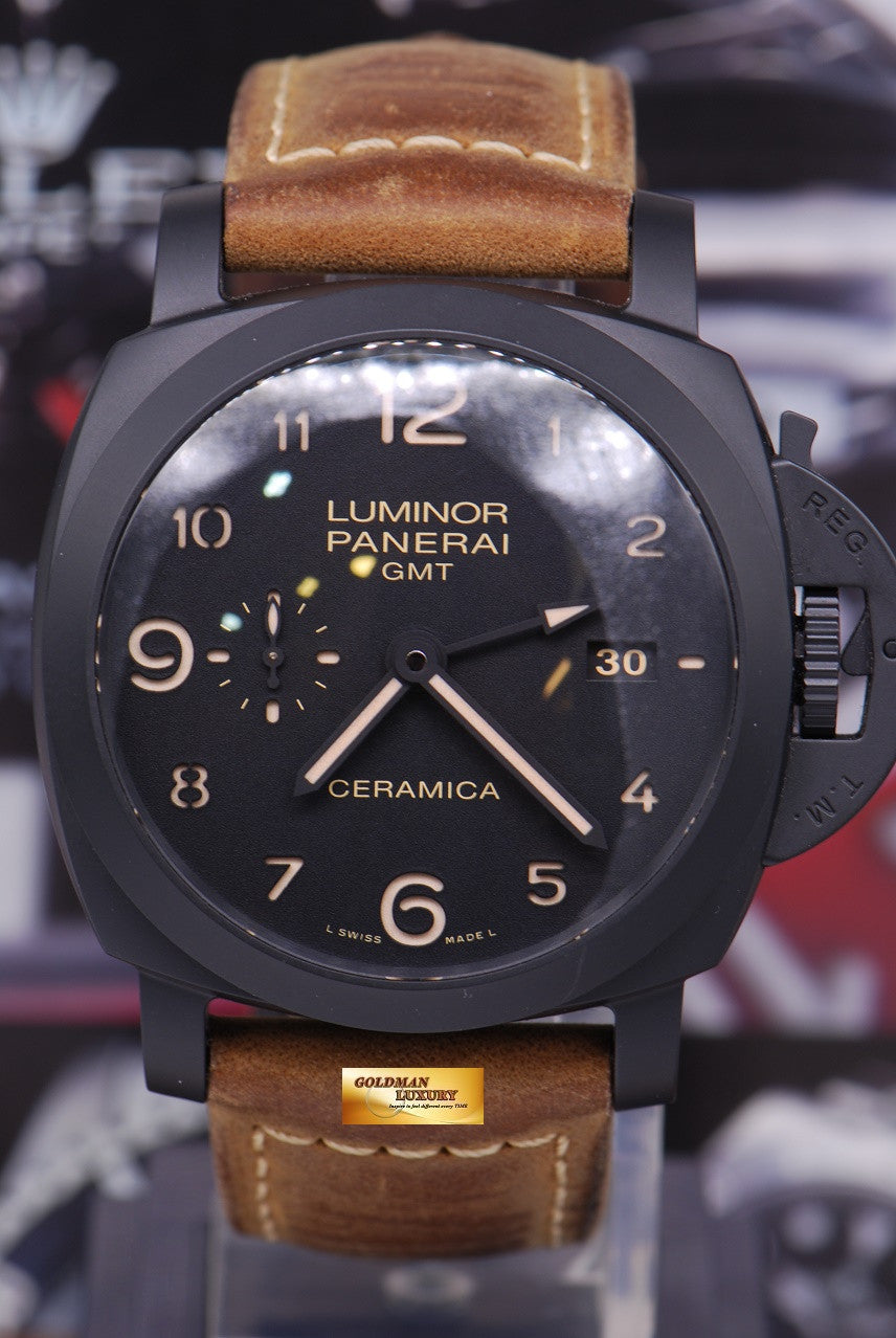 [SOLD] PANERAI LUMINOR GMT CERAMICA PAM 441 AUTOMATIC (MINT)
