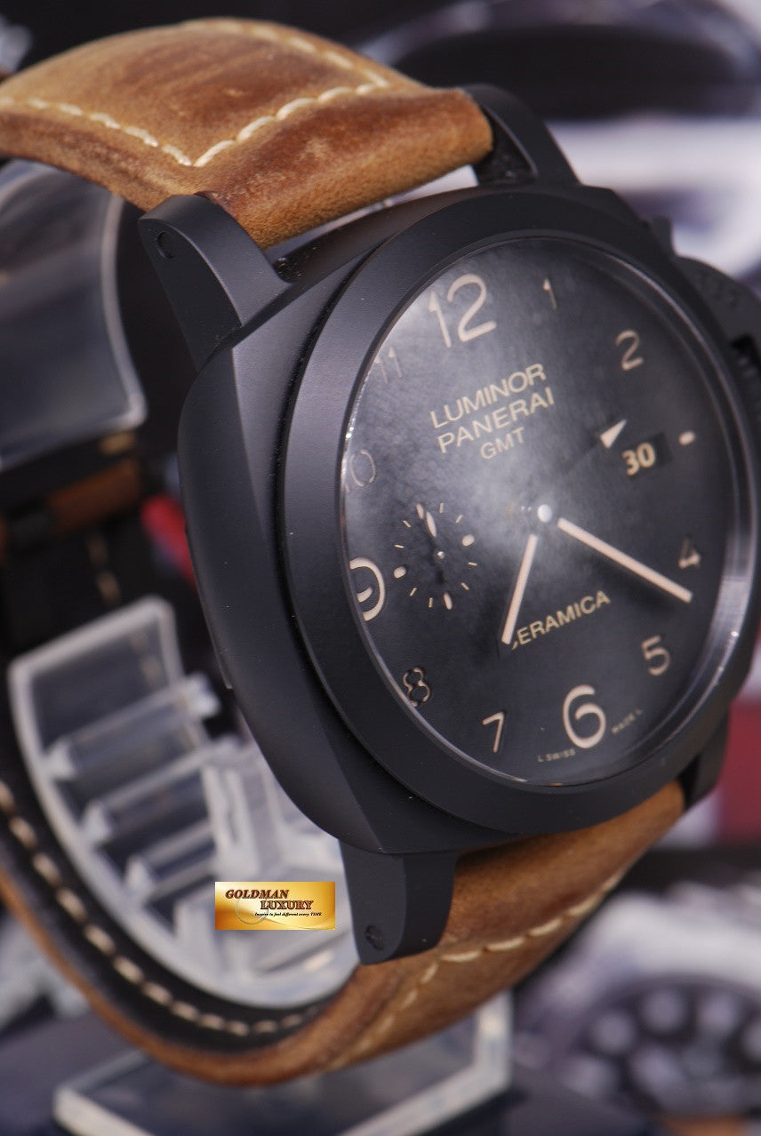 [SOLD] PANERAI LUMINOR GMT CERAMICA PAM 441 AUTOMATIC (MINT)
