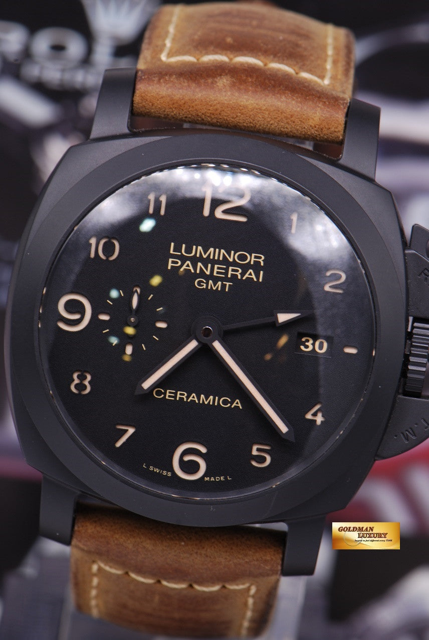 [SOLD] PANERAI LUMINOR GMT CERAMICA PAM 441 AUTOMATIC (MINT)