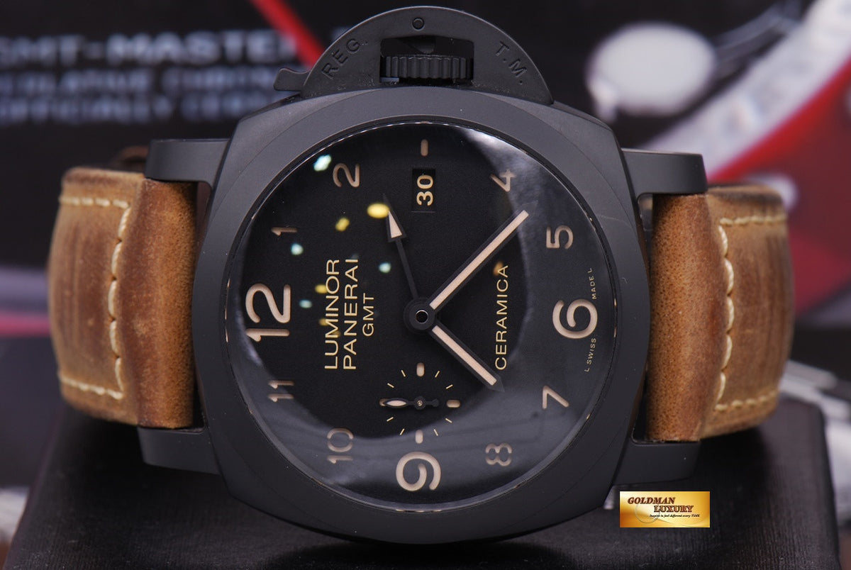 [SOLD] PANERAI LUMINOR GMT CERAMICA PAM 441 AUTOMATIC (MINT)