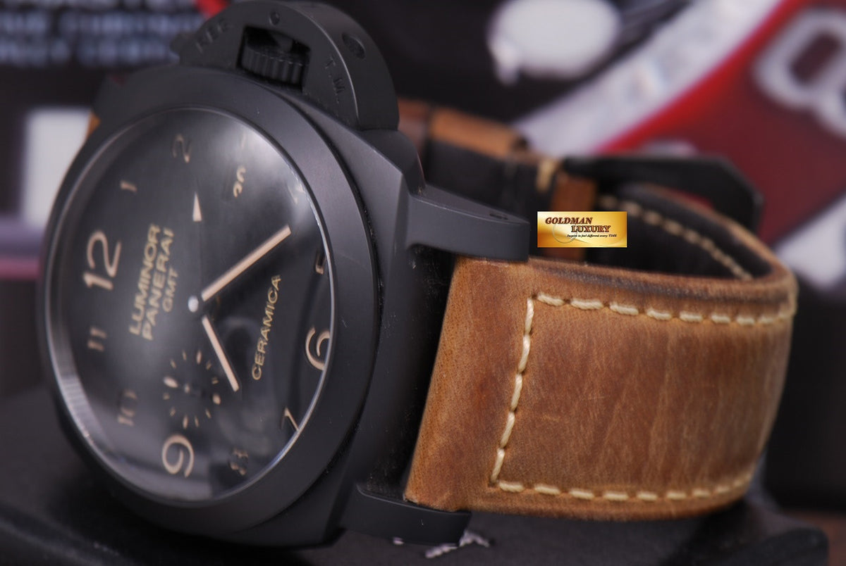 [SOLD] PANERAI LUMINOR GMT CERAMICA PAM 441 AUTOMATIC (MINT)